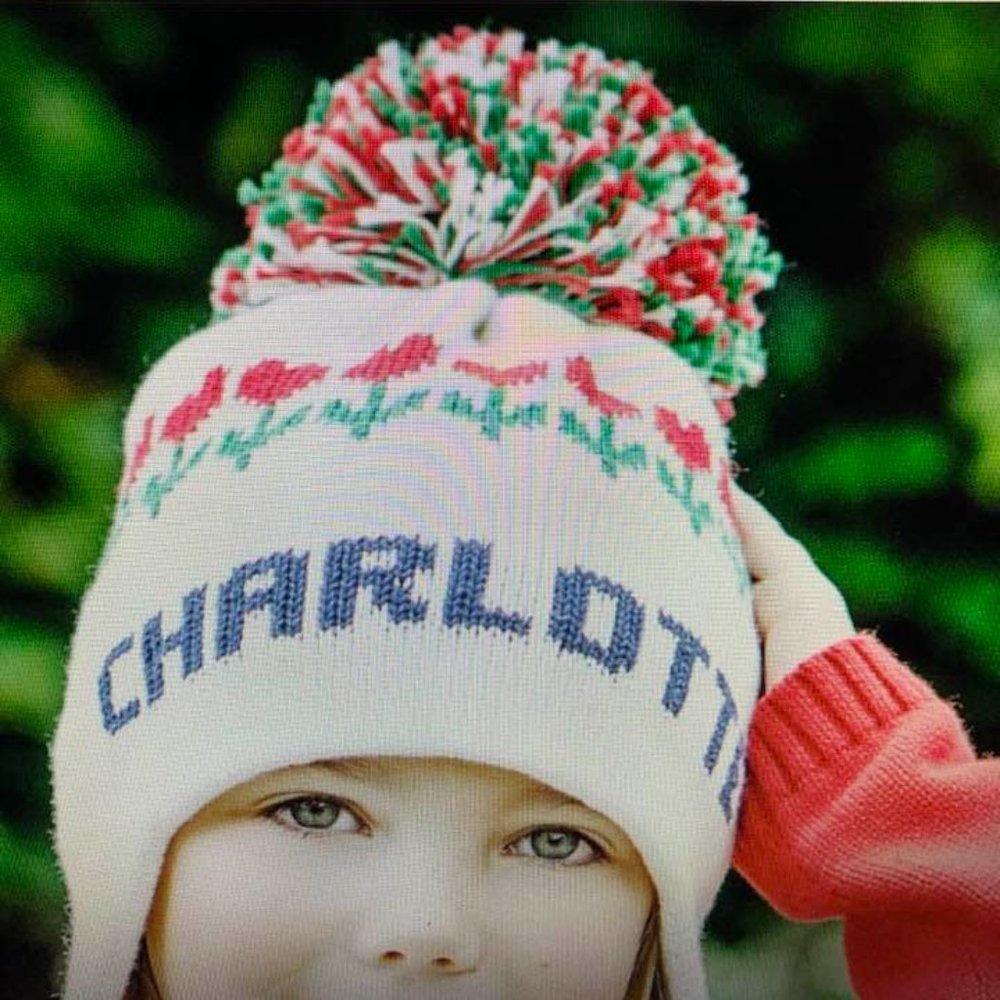 Girl's Winter Pom Pom hat NWT
